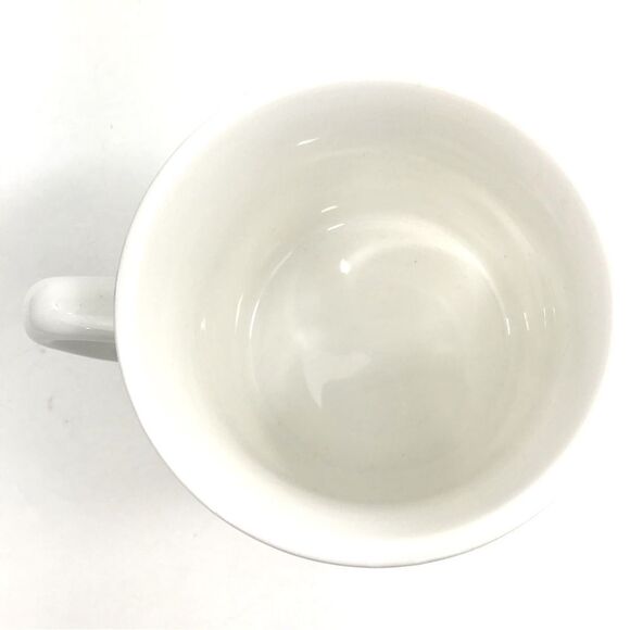 Pottery Barn White Red Stewart Plaid Alphabet Monogram S Stoneware Holiday Mug - Picture 9 of 13